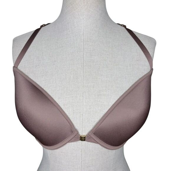 ThirdLove Lace Racerback Bra sz 36C / 38B Taupe Tan Underwire Smooth Cup - Picture 1 of 6